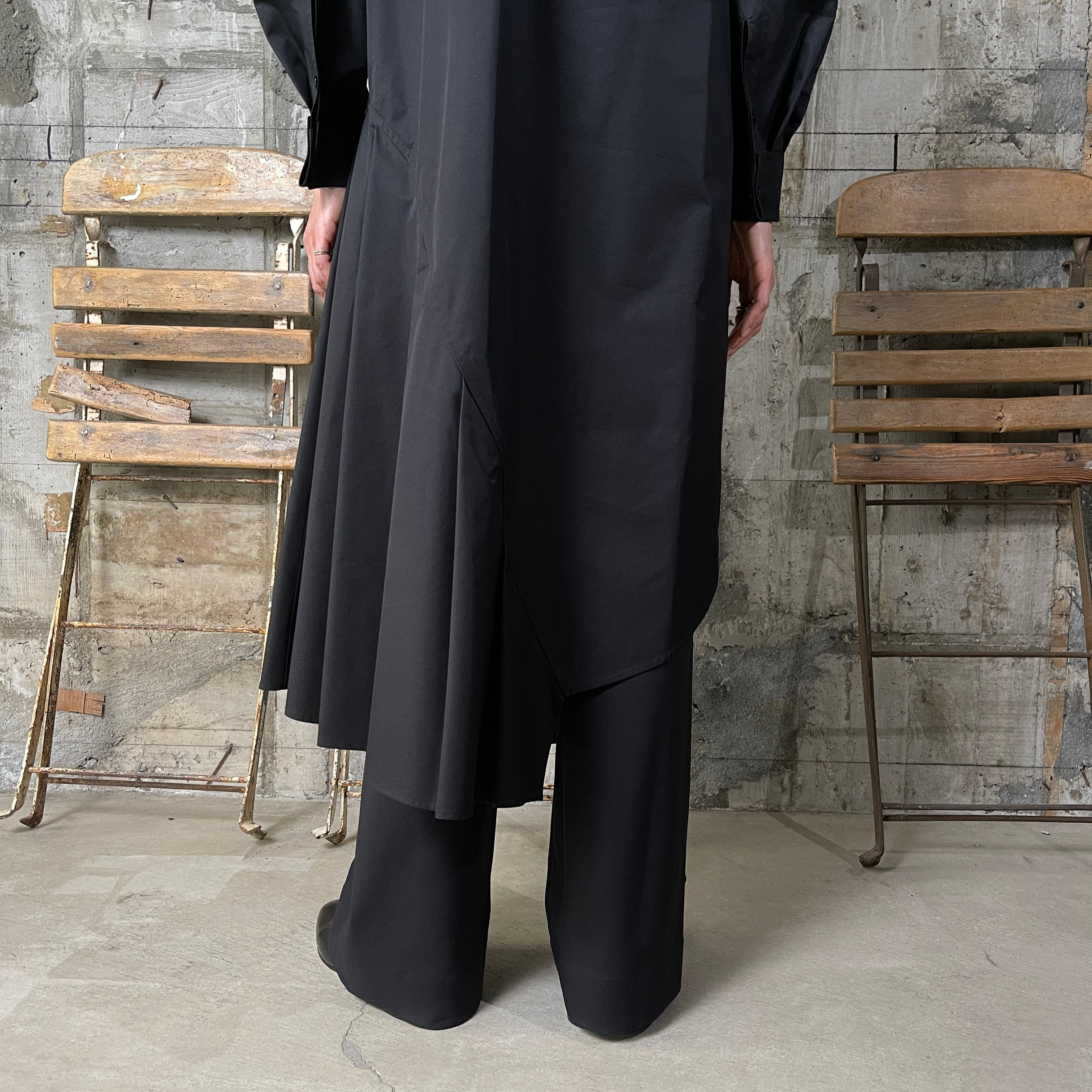 HYKE【ハイク】T/C BOSOM SHIRT DRESS (16188) | glamour online