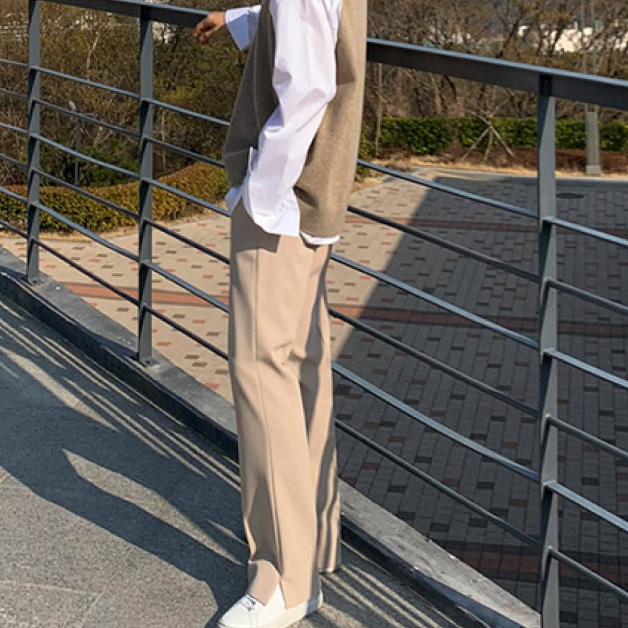 ワイドレッグストレートスーツパンツ　MT0080043