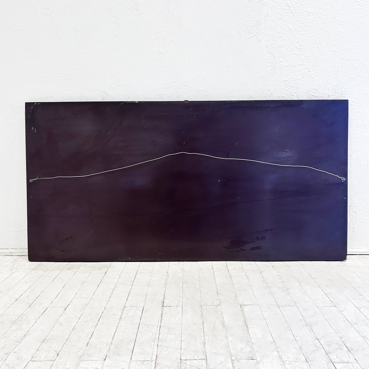 70s Italy 「Michi Sgorbigno」 painting art wooden panel | PANIC