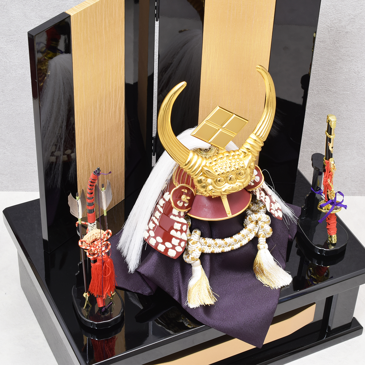 兜セット 兜飾り【武田信玄公兜】翠鳳|収納上手|おしゃれ|モダン