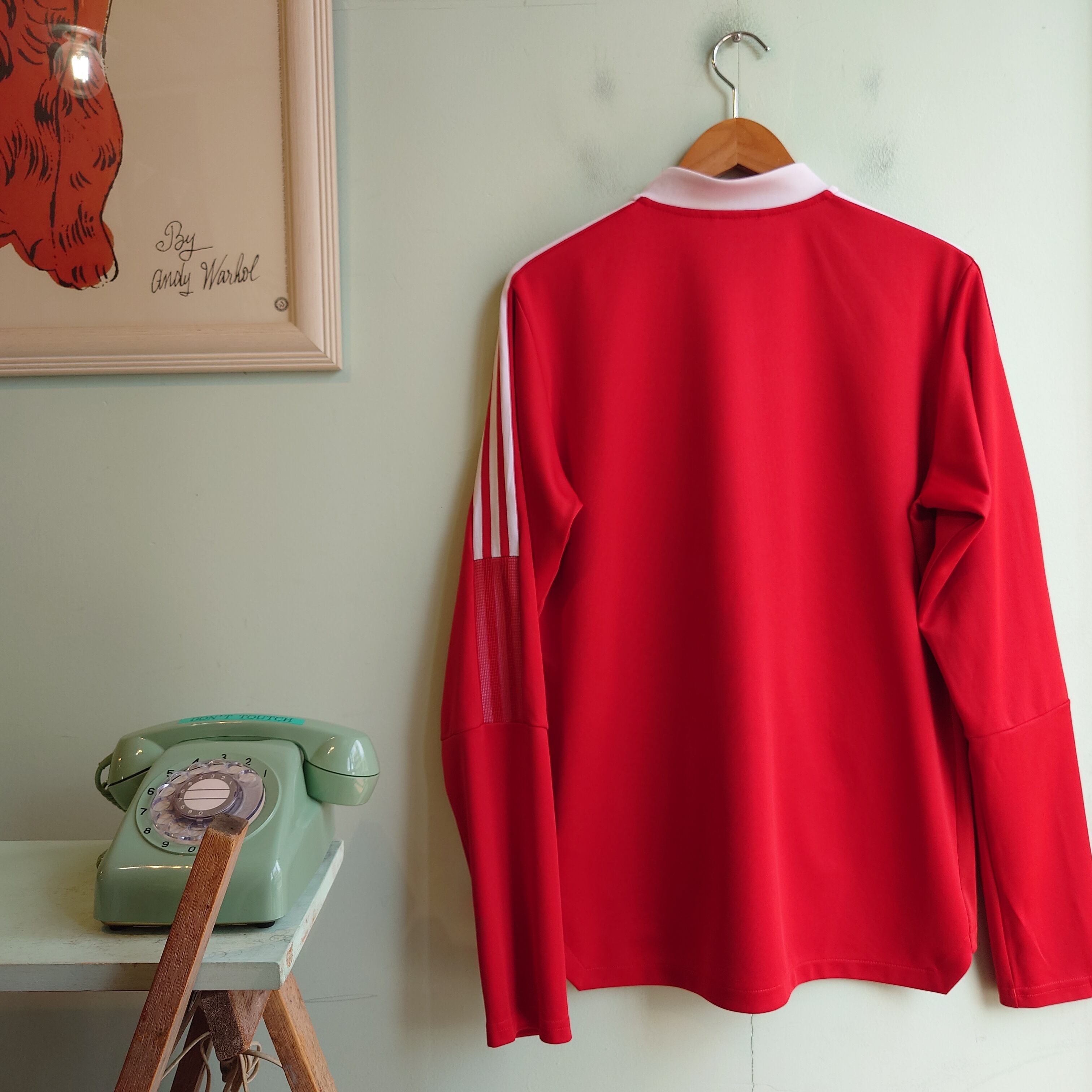 adidas カレッジ系ロゴ トラックジャケット ジャージトップ サッカー