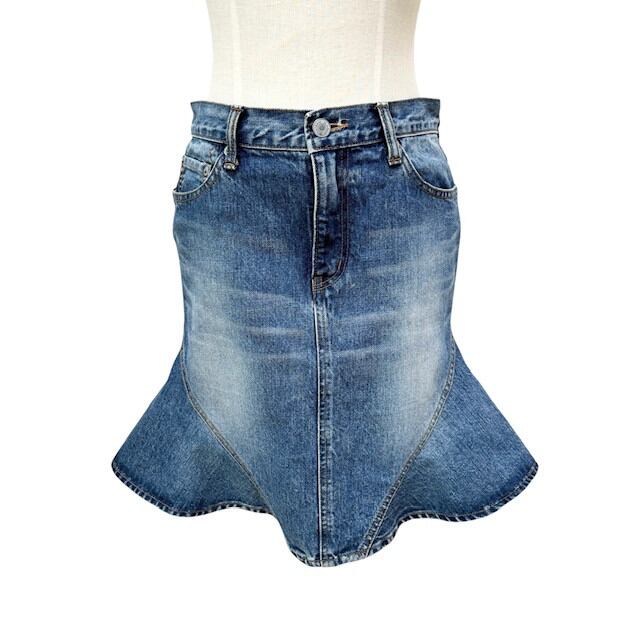 古着 ヒステリックス HYSTERICS KINKY デニム マーメイドスカート クリーニング済み 90s レディース Mサイズ