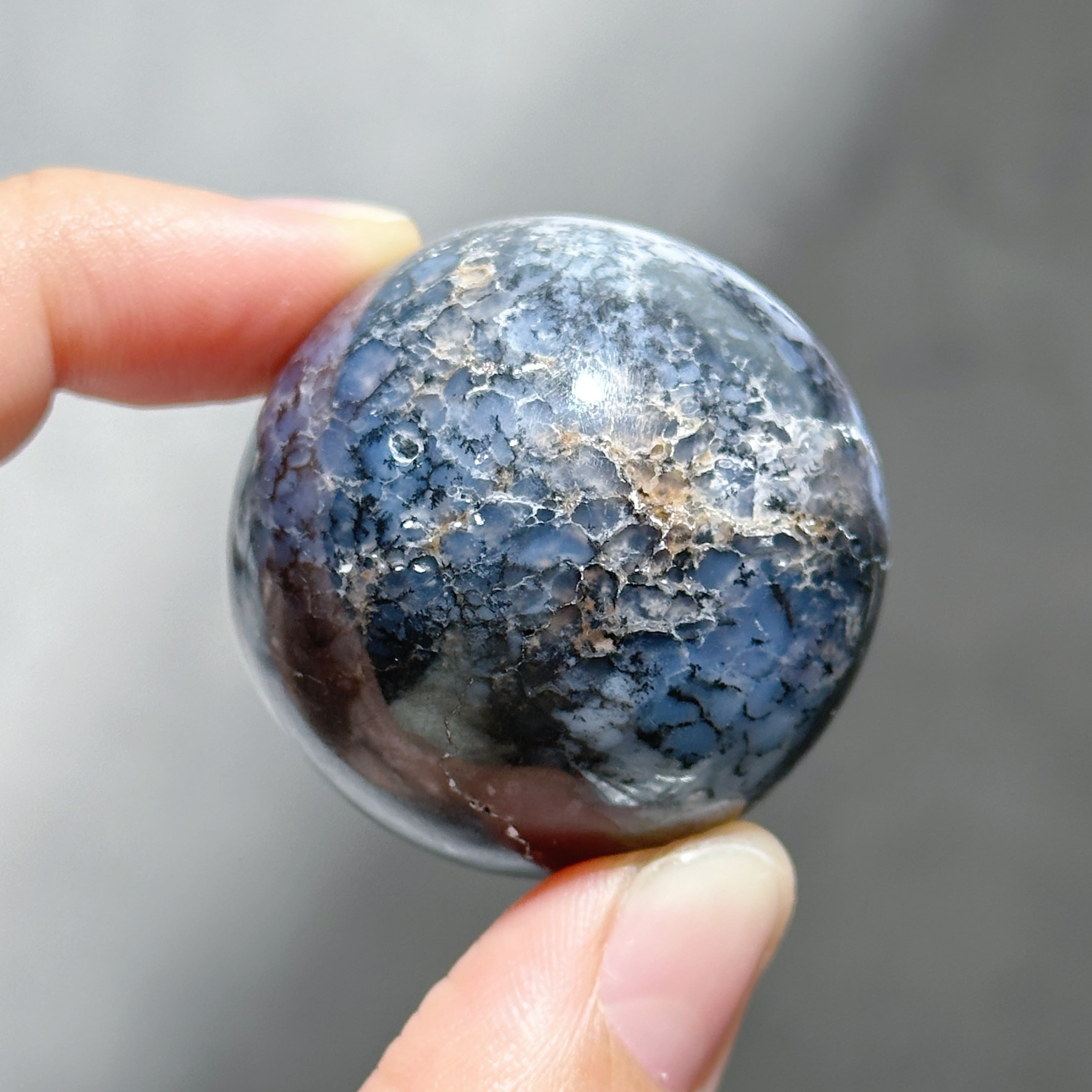 デンドリティックアゲート スフィア22◇ Dendritic Agate ◇天然石