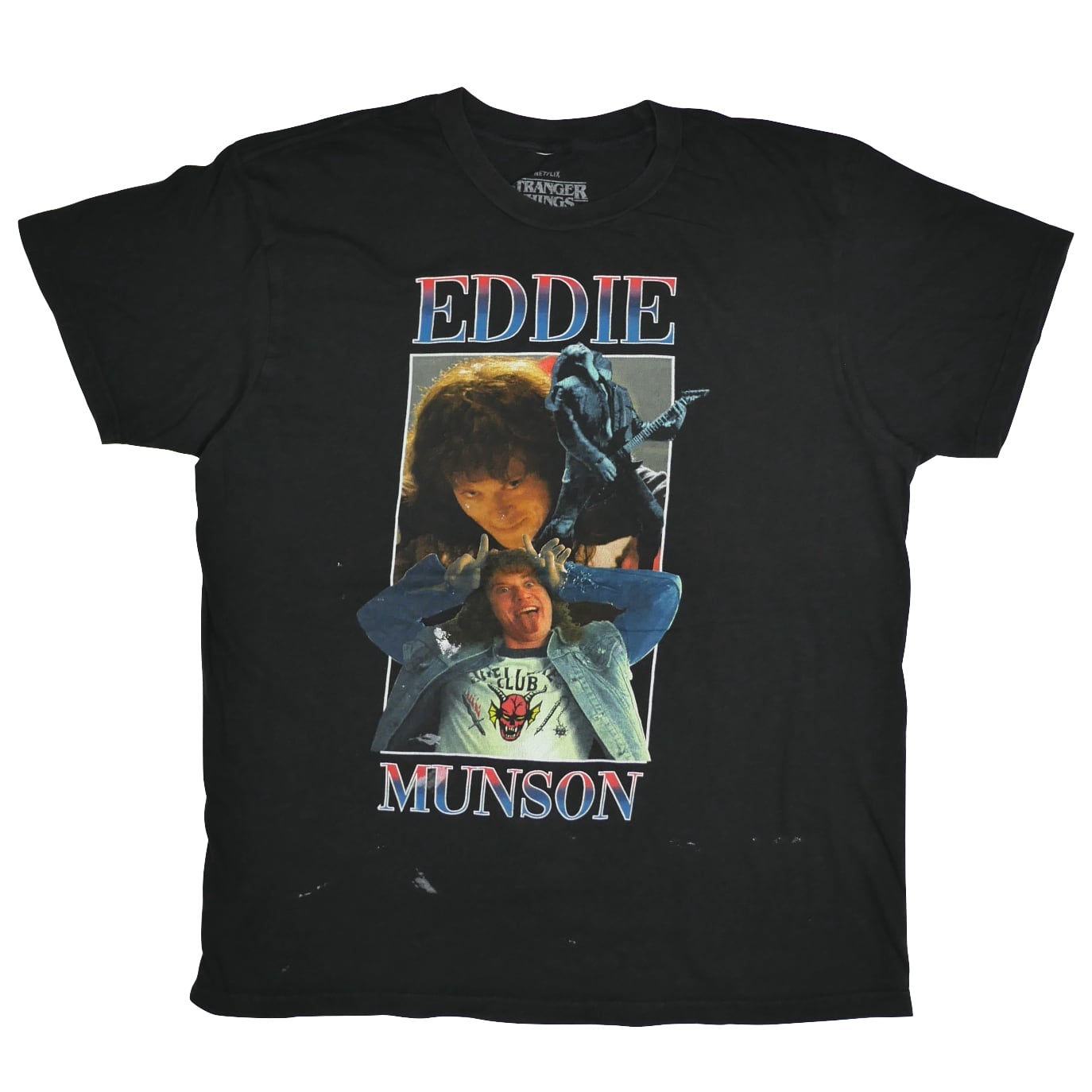USED【M】TV Drama Stranger Things Eddie Munson Tee / ©Netflix