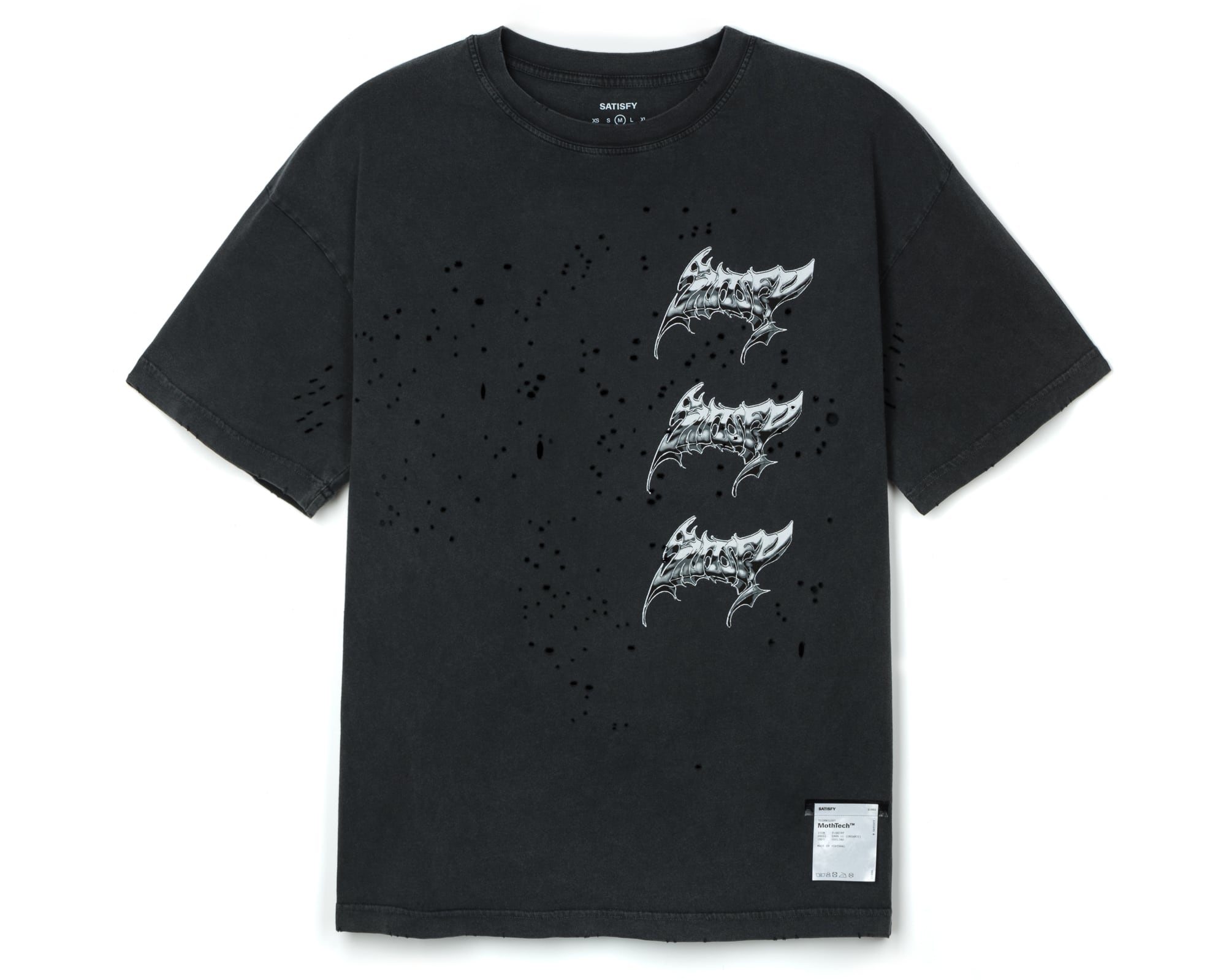 SATISFY Tシャツ 2枚セット ブラック ブラウン XL 615A0432_19436daf-a298-4e60-