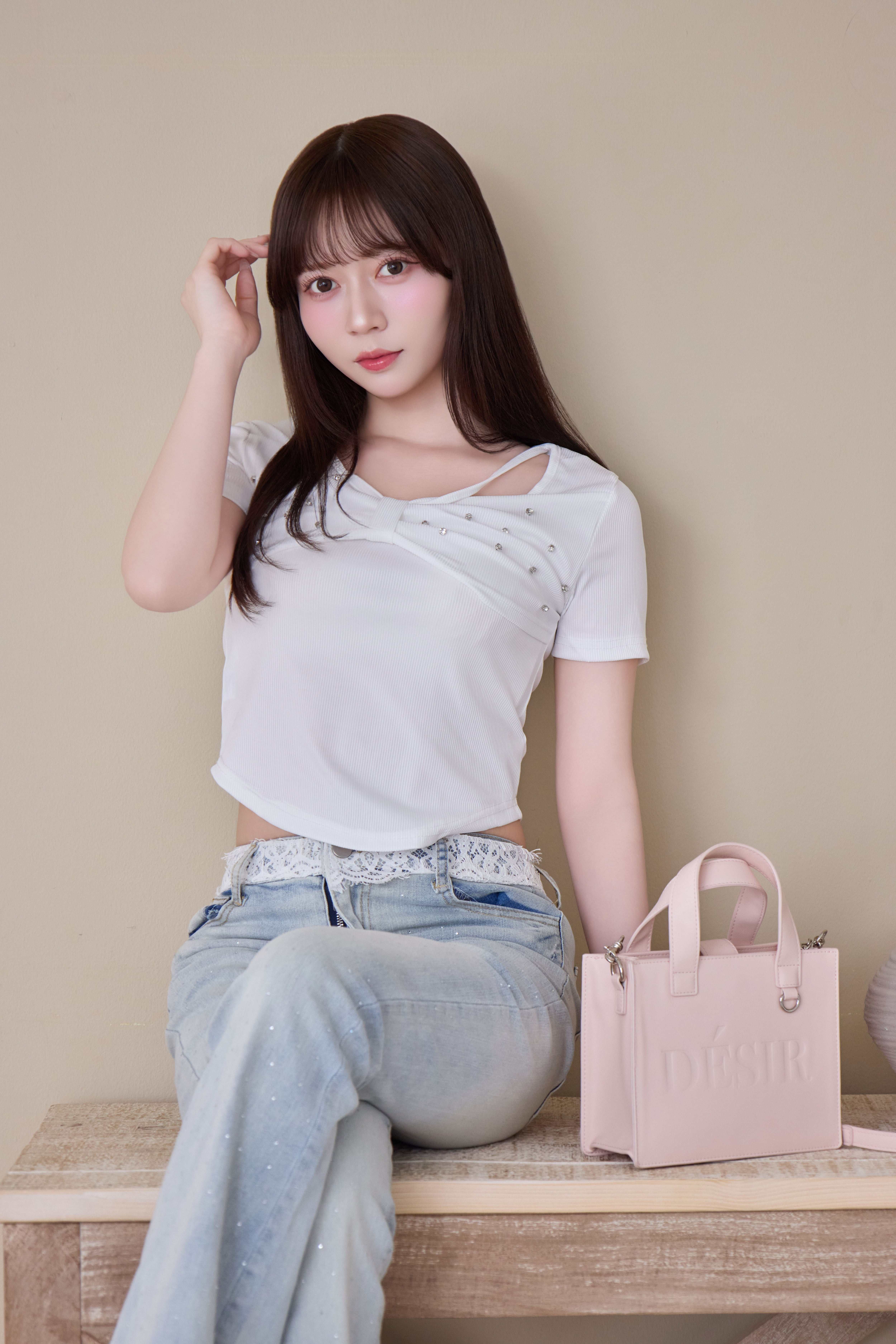 ribbon bijou cut tops | Désir et Raison