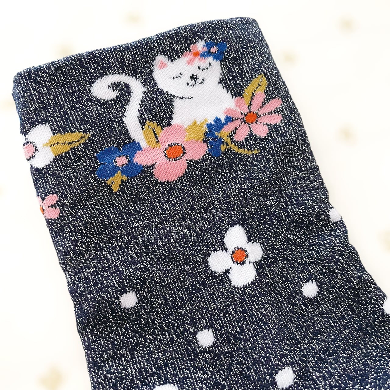 Sock it to me】シッティングキティ 白猫 ソックス | aruiteru | 歩い