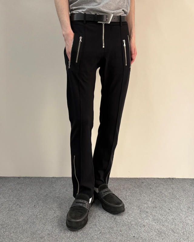 【Neil Barret】multi zip skinny pants