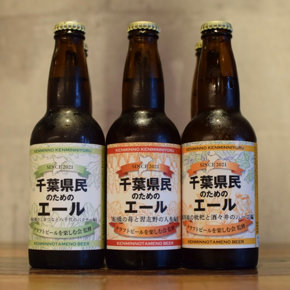 千葉県民のためのエール３種類 2本セット ６本セット 要冷蔵 ワイワイジーブルワリー Y Y G Brewery