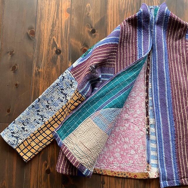 カンタ刺繍 グドゥリー・ジャケット / Rabari Soreil | yggd