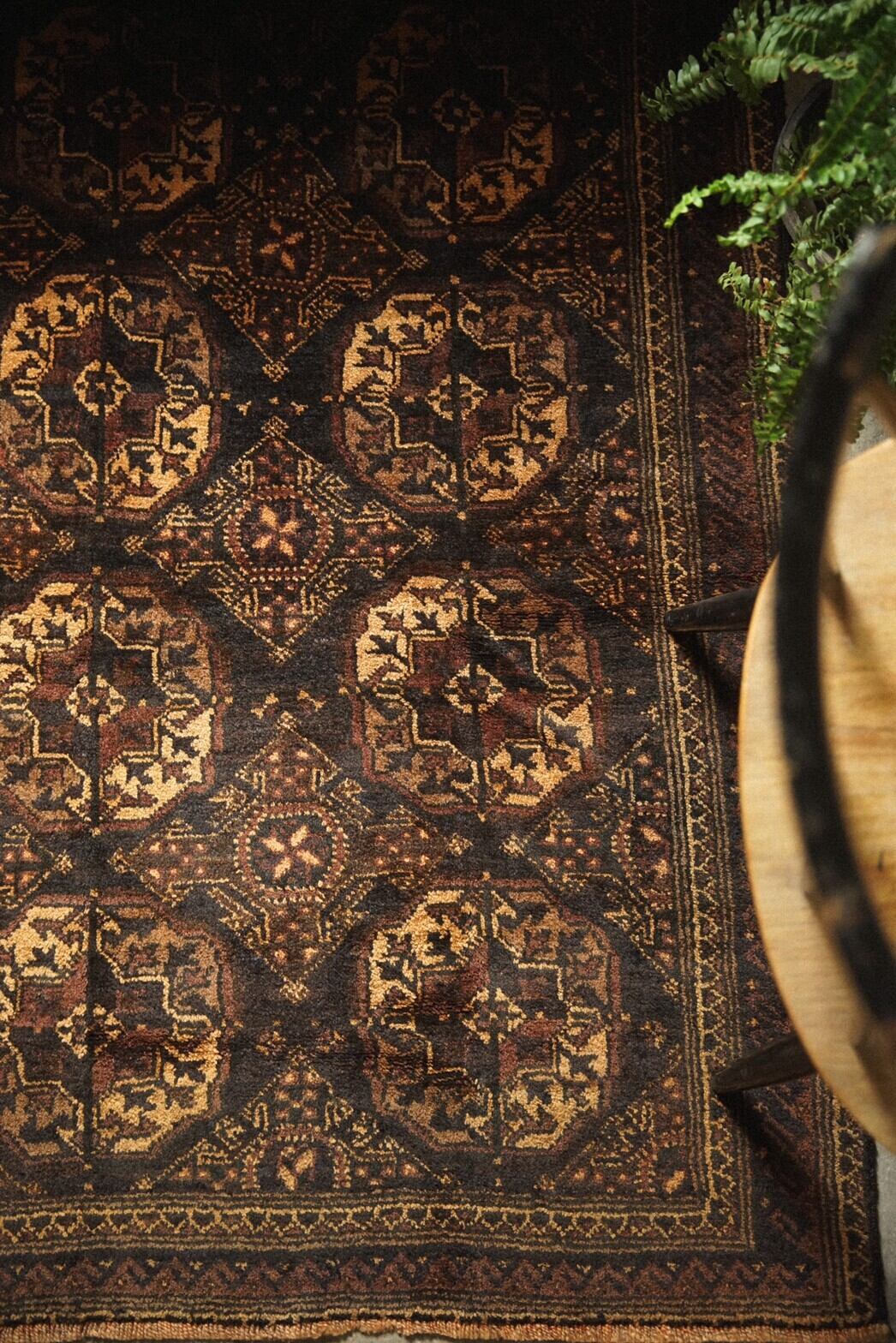 749 -Vintage Baluch madad khani rug