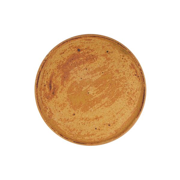 若狹祐介 フチタチ皿15cm 還黄