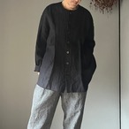 ROGGYKEI／ロギーケイ NO COLLAR SHIRT BLACK size S