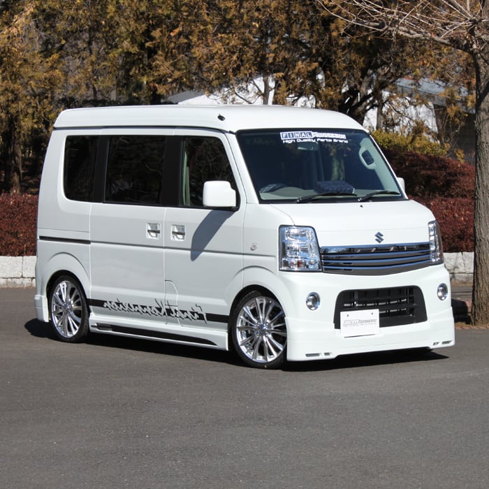 K-01】 FRP製 リアハーフスポイラー SUZUKI DA64W エブリィワゴン 5型