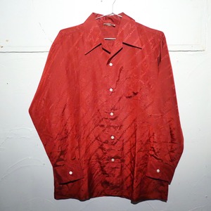 Open Collar Shirt Bordeaux