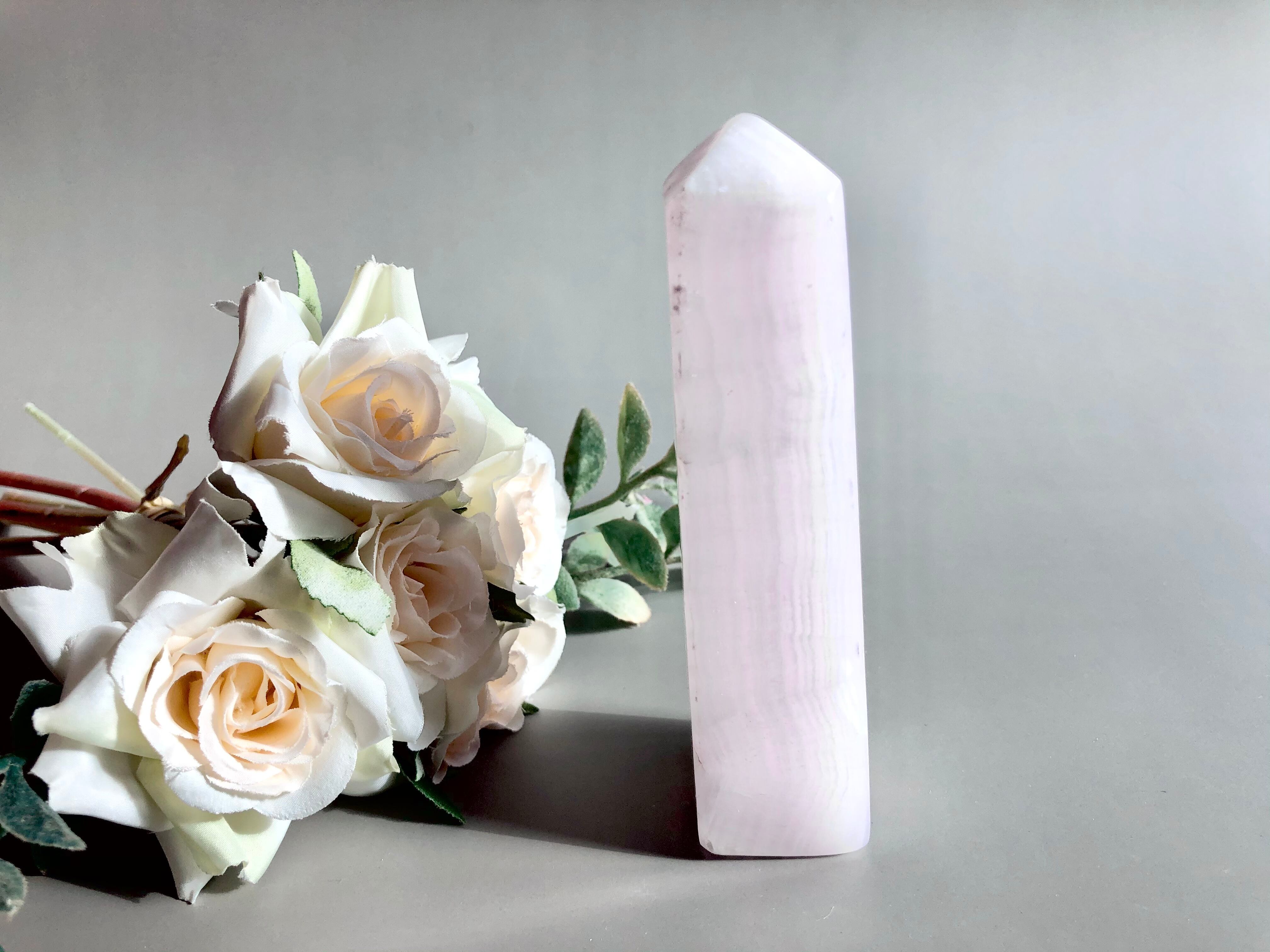 マンガノカルサイト(ピンクカルサイト)タワー　No.01⭐︎Mangano calcite