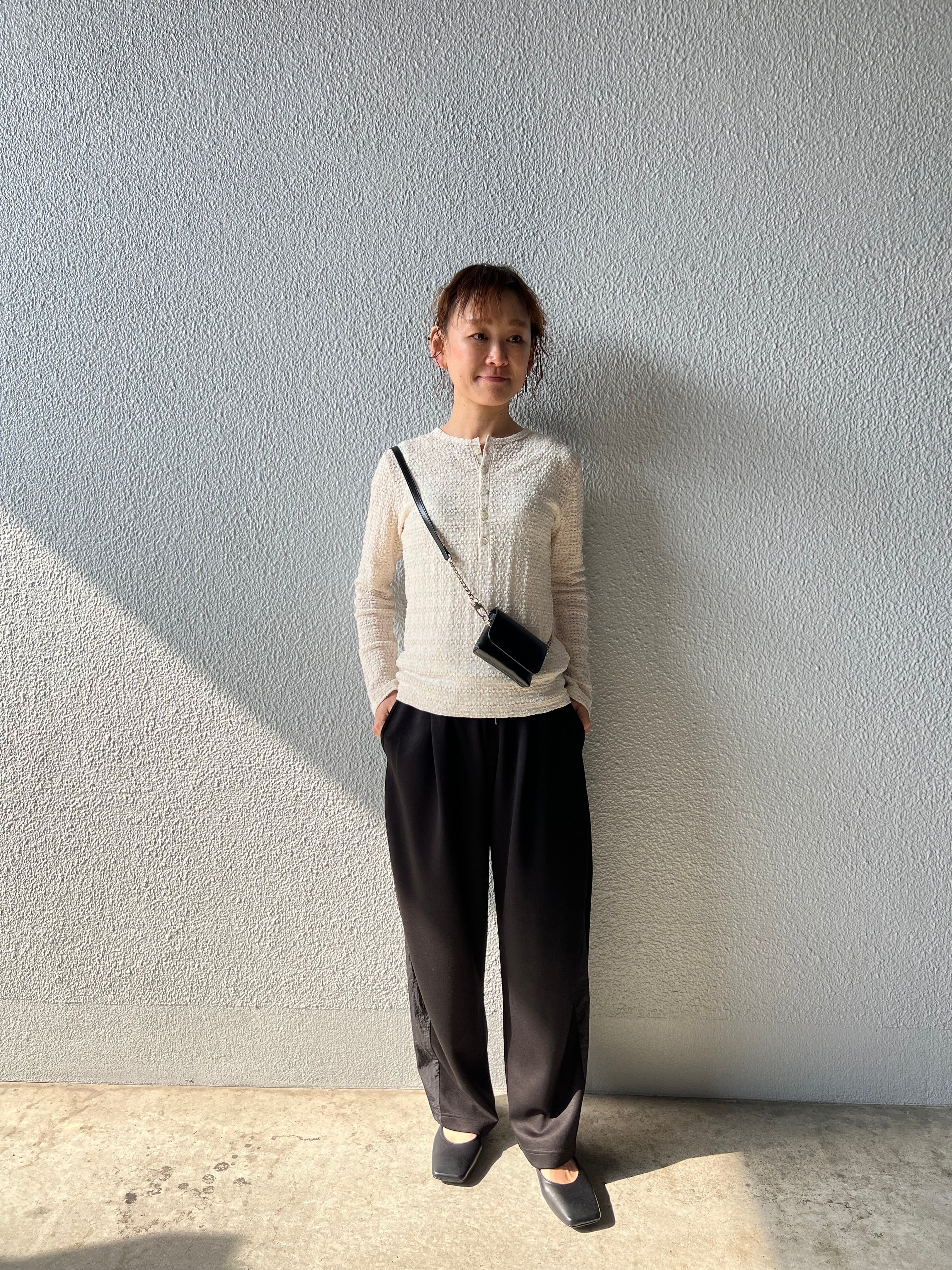 【SELECT】ポンチタックデザインイージーパンツ 35-0732