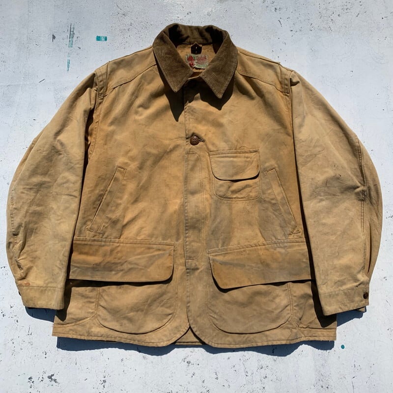 40's 50's Duxbak ダックスバック ハンティングジャケット ダック地 セパレートポケット 社名刻印ボタン サイズ44 USA製 希少  ヴィンテージ BA-837 RM1206H | agito vintage powered by BASE