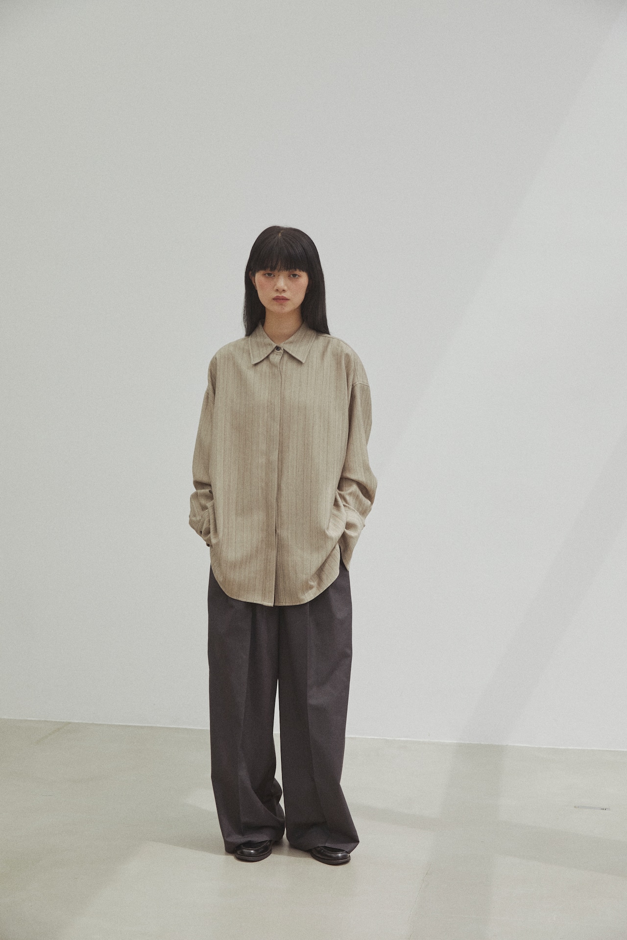 DU250729 Layered Waist Tuck Pants 【T sizeあり】【set up可】【残り僅か】
