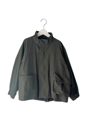 【MIN-NANO×frankygrow】GRN PLAID ZIP BLOUSON / 3