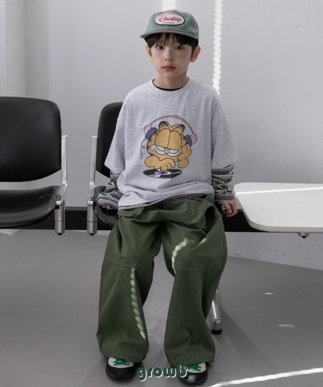 《送料無料》予約:ミュージックT半袖【growb】※アダルトサイズ