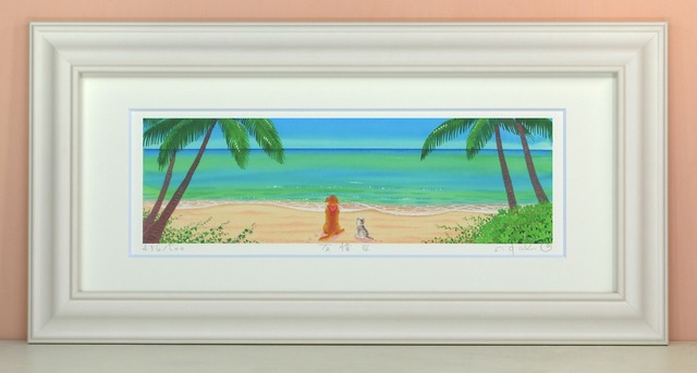 栗乃木ハルミ「友情3」 hタイプ　　　　　　　　　　　　　　　　　　　　絵画・ 額入りアート