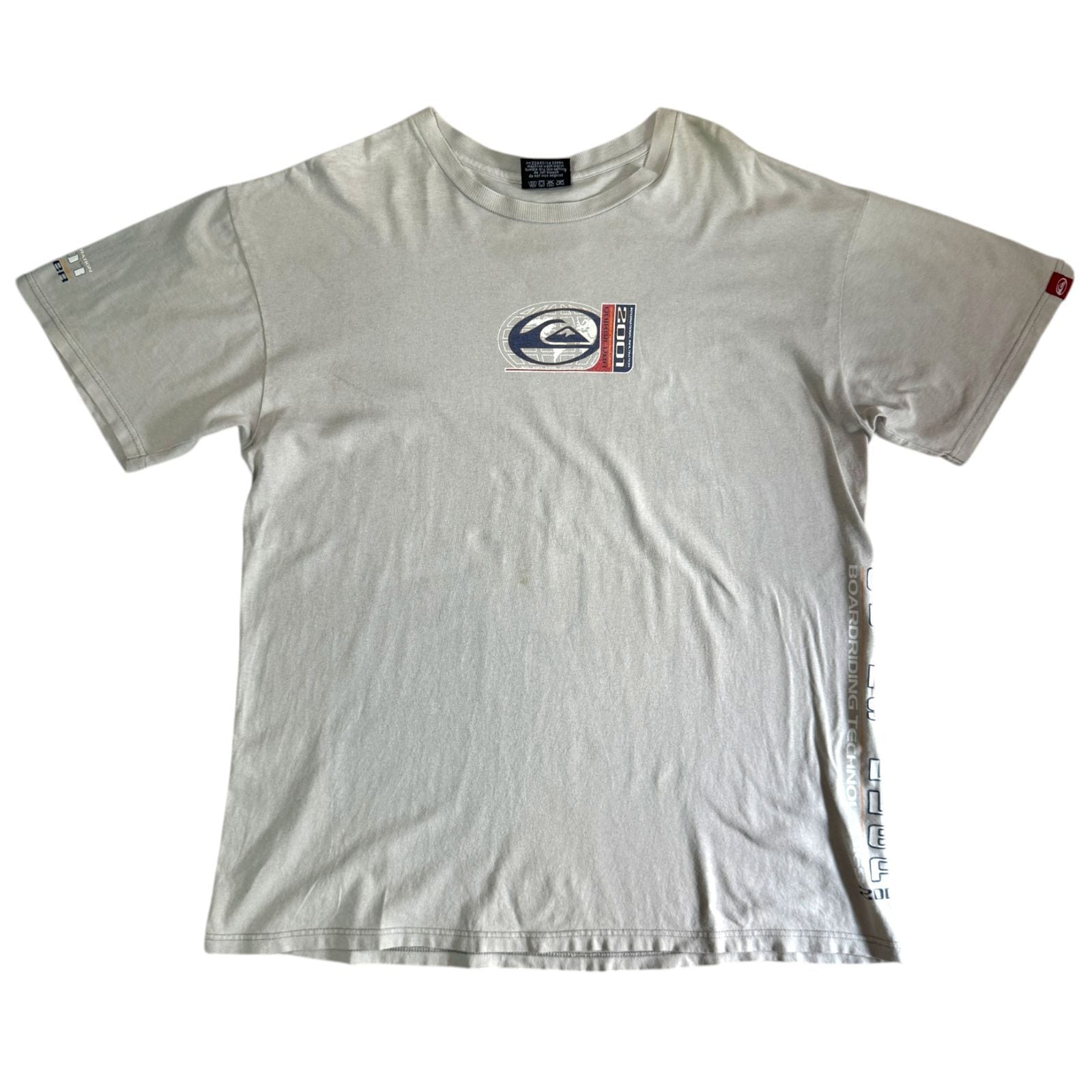 00s Y2K QUIKSILVER ロゴ プリント Tシャツ XLサイズ クイックシルバー