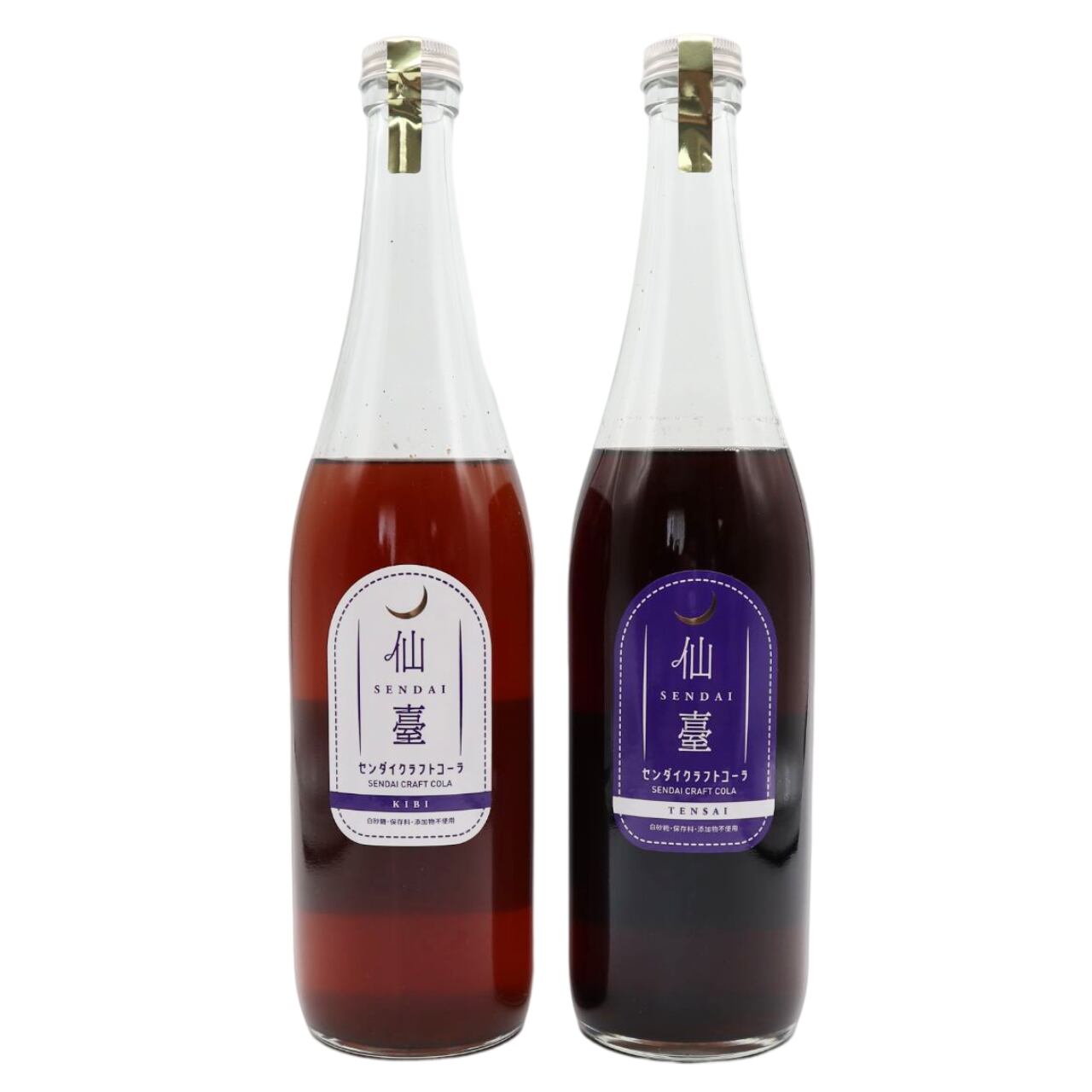 【お中元セット】センダイクラフトコーラ KIBI & TENSAI 800g 2本セット＋ソーダ4本