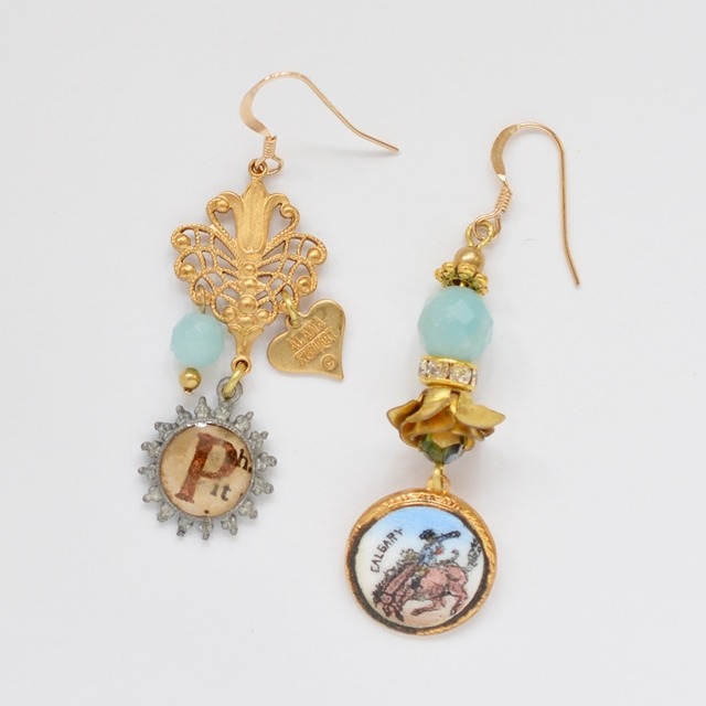 < Earrings >P−NO.827