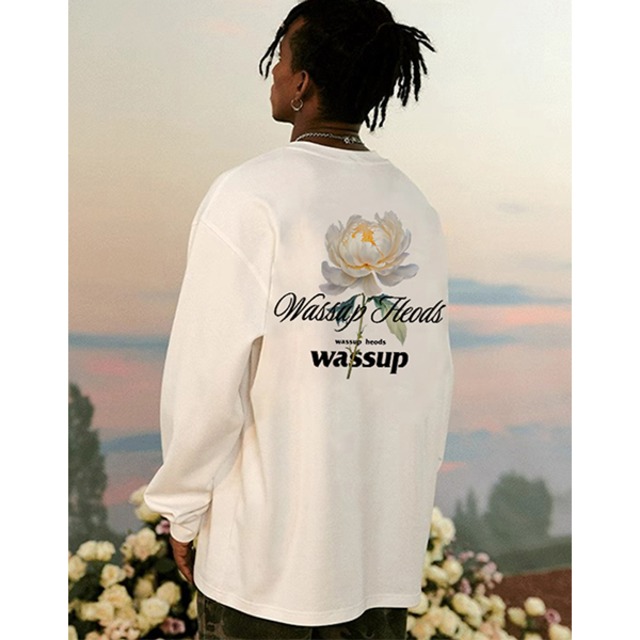 Back print design L/C Tee P015