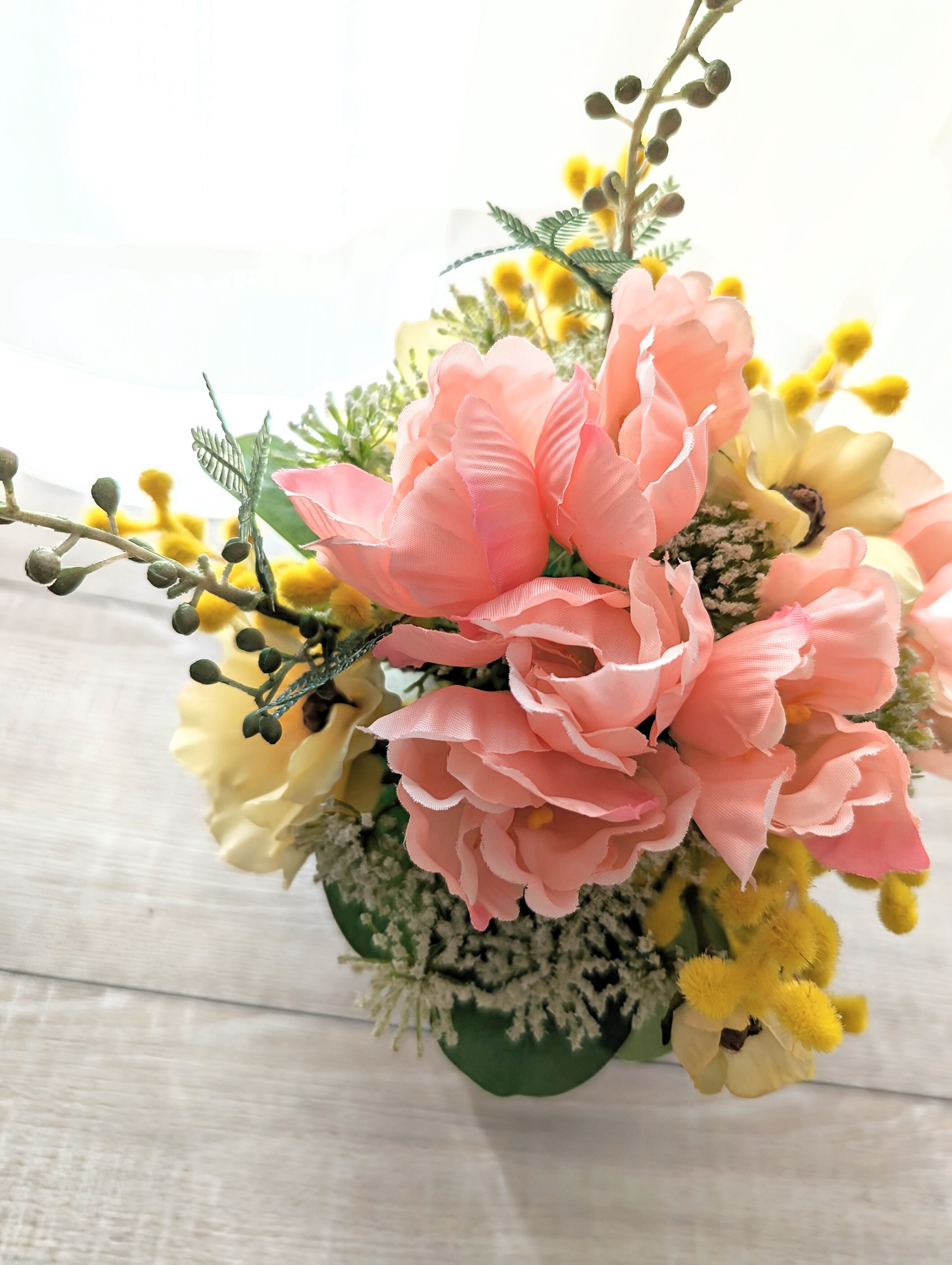 春色Petit Bouquet〜ミモザ×チューリップ×ラナンキュラス ラックス