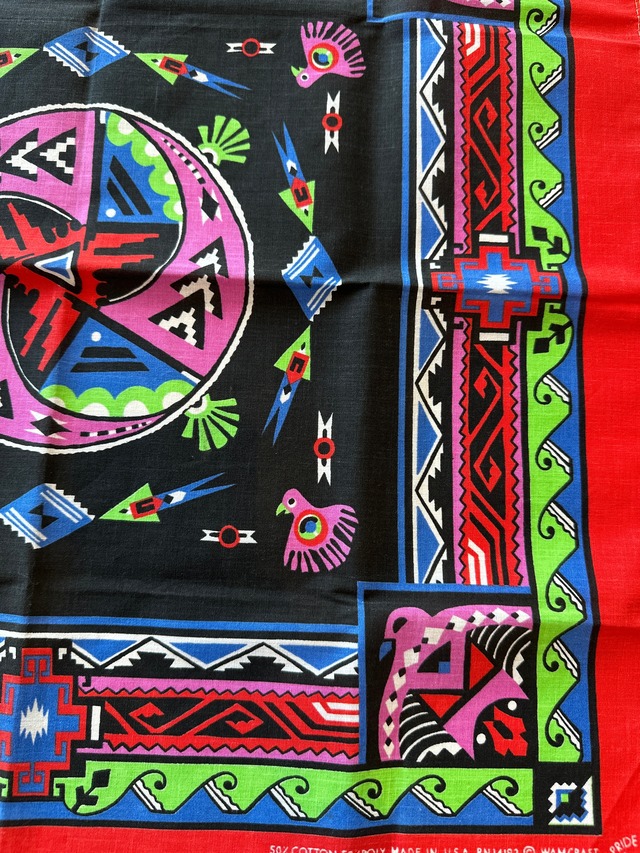 Vintage 80s-90s Wamcraft Bandana made in USA