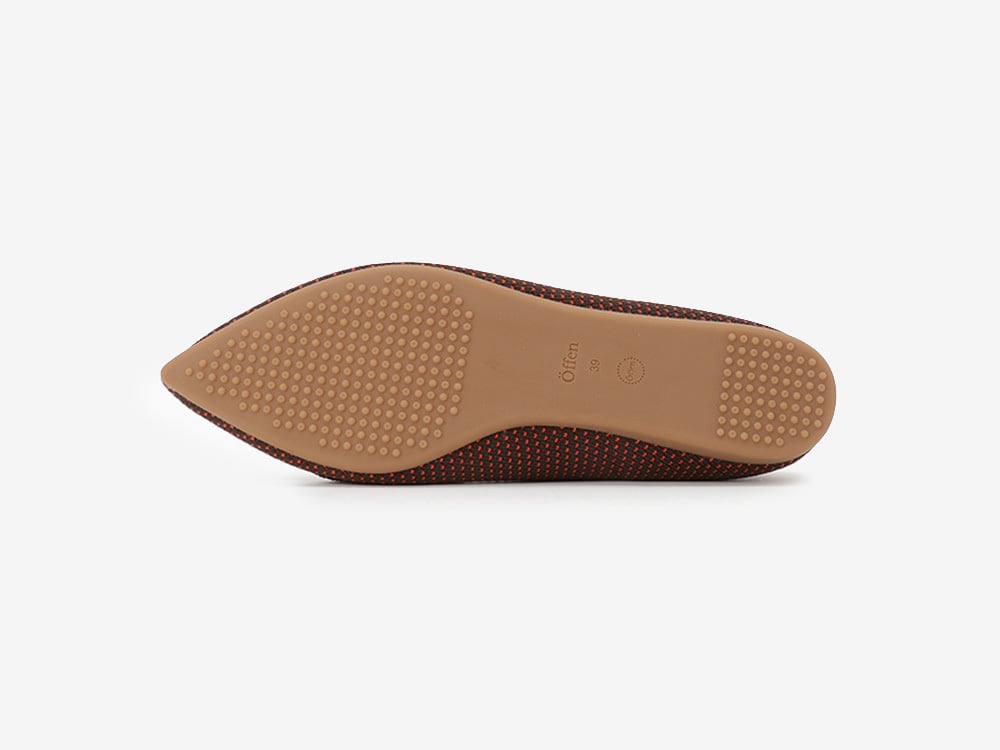 pointed-BUTTFEE / BROWN & ORANGE | Offen