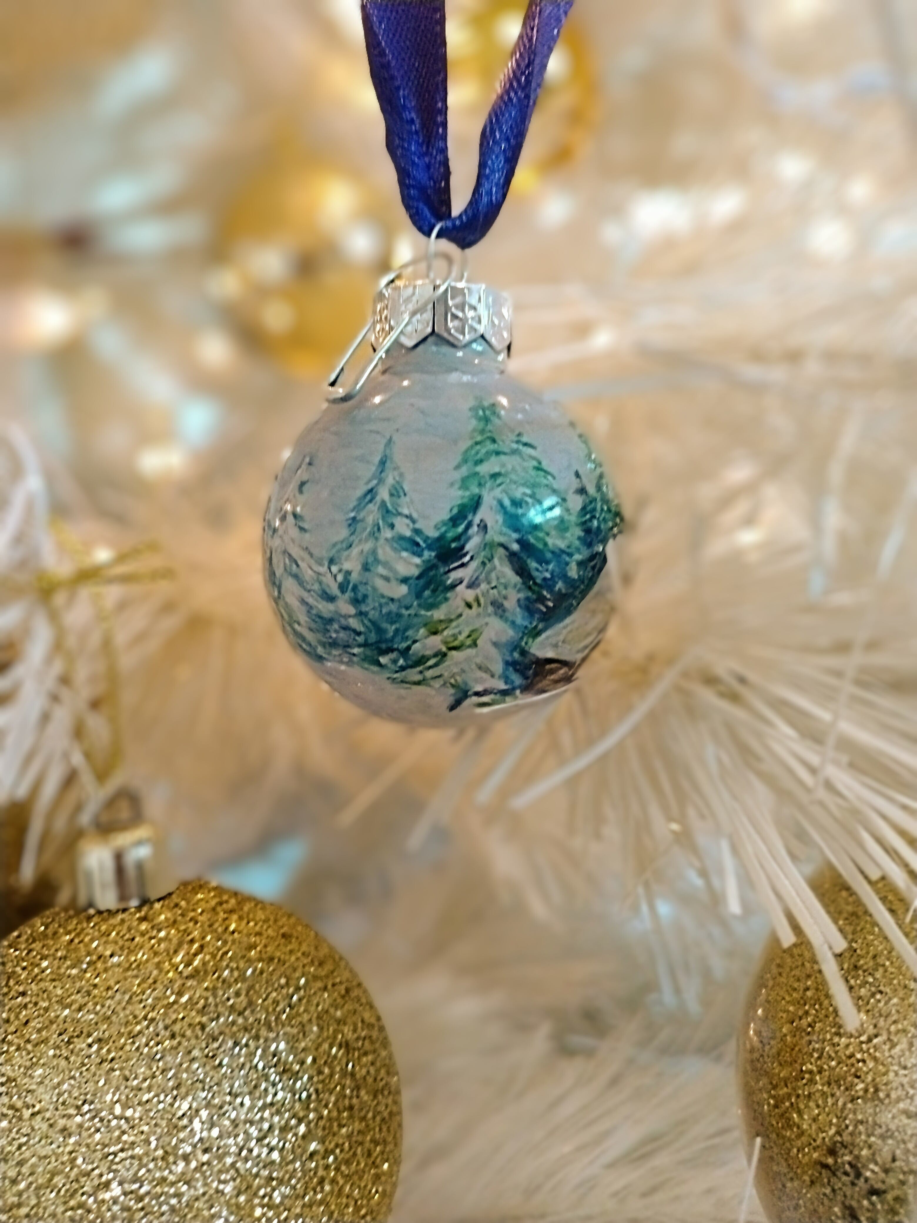 クリスマスボール クリスマスツリー飾り オーナメント 直径4cm 豪華 50