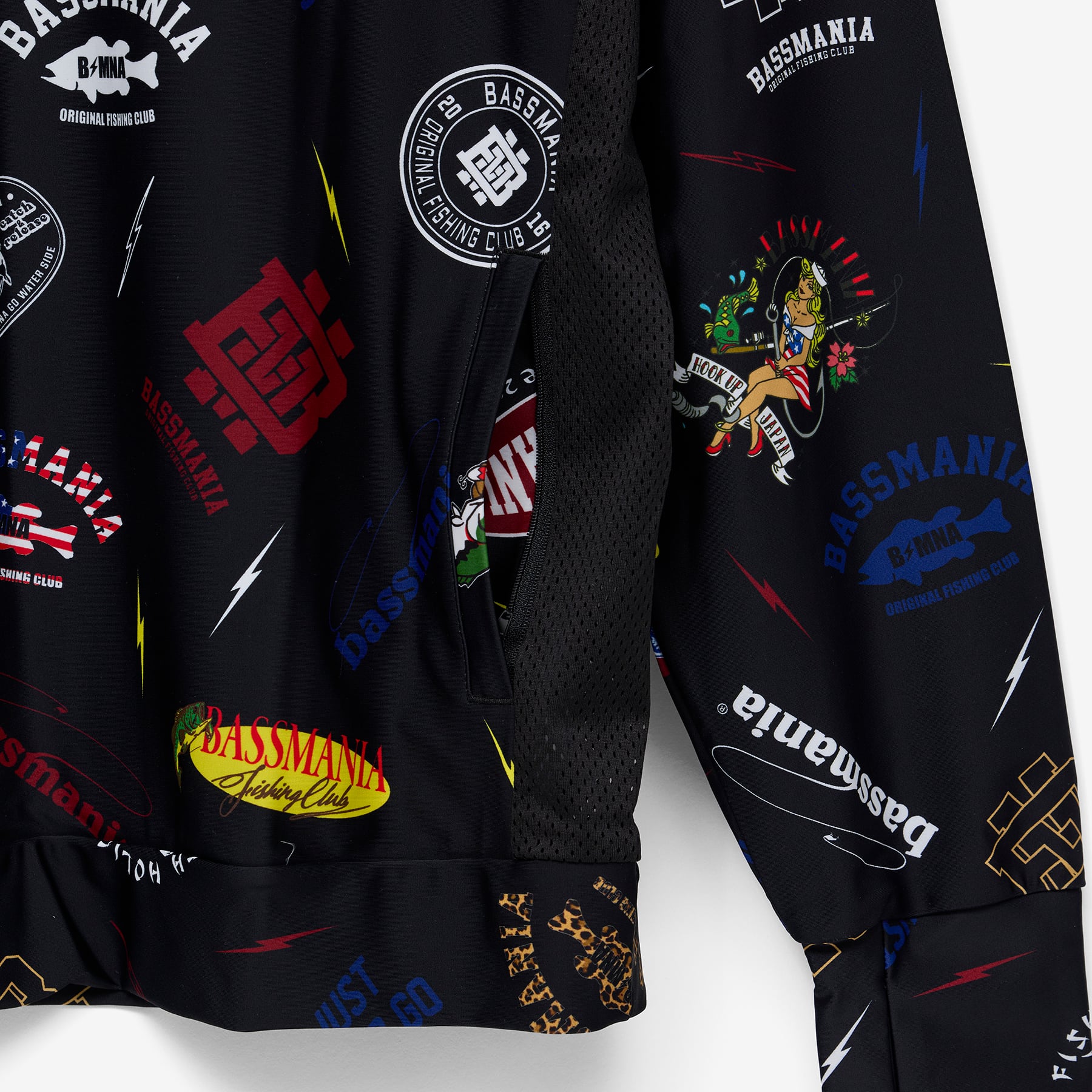 Original pattern Uv Rush 3way Pullover［MIX Design］［LIMITED