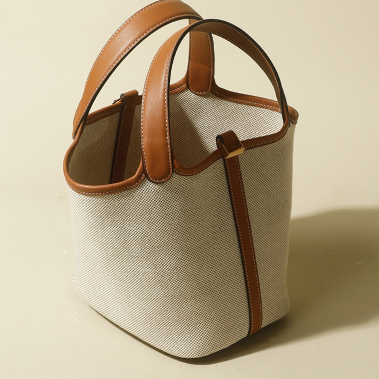Canvas bucket bag　T6084
