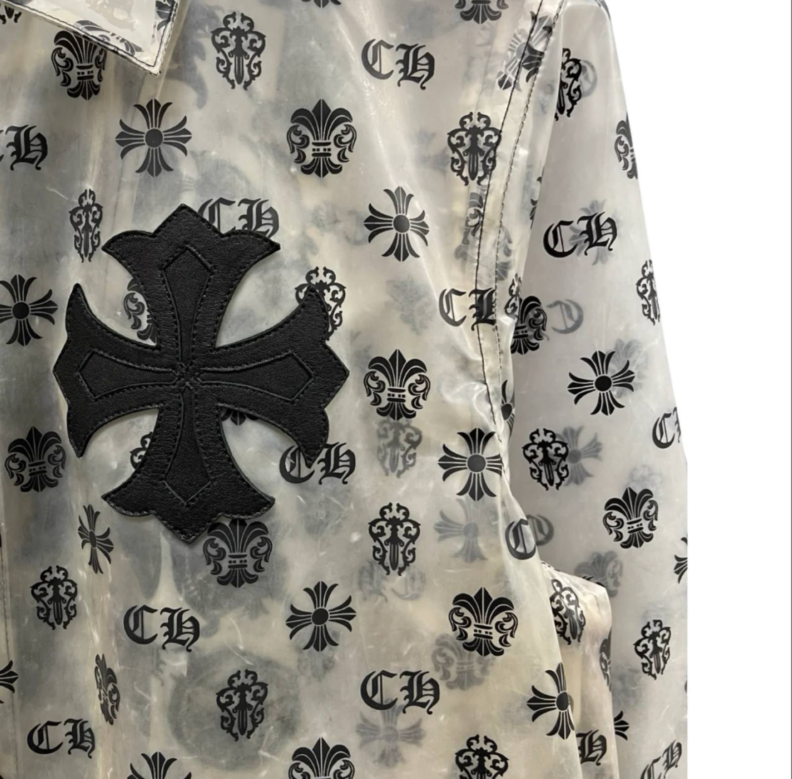 CHROME HEARTS クロムハーツ PVCジャケット クロスパッチ クロスボール