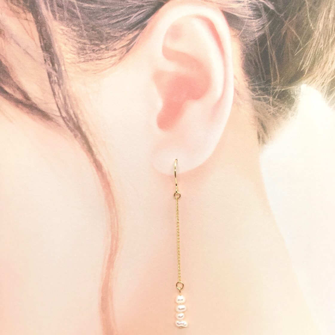 k14gf >>No.90 淡水パール ゴールドフィルドピアス | PAY ID