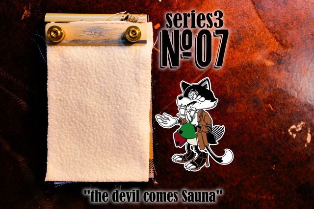 series3"the devil comes Sauna"#07【サウナハットとマットのSET】