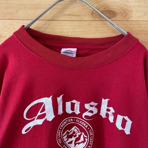 【DELTA】アラスカ ALASKA プリント 半袖 Tシャツ X-Large オーバーサイズ us古着