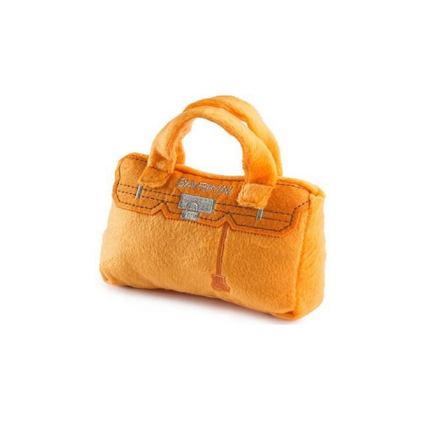 DOG TOY Orange Barkin Bag