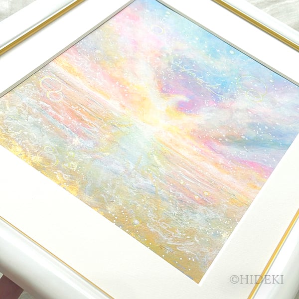 送料無料】鳳凰の絵画｜海と空の煌めき「Rising Phoenix」アート