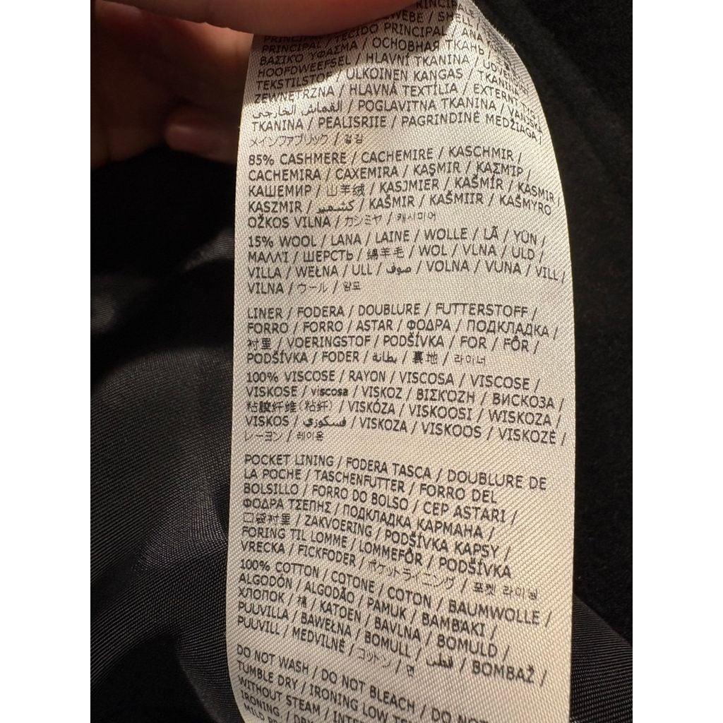 Maison Margiela メゾンマルジェラ 25AW Wool Cashmere Caban Jacket