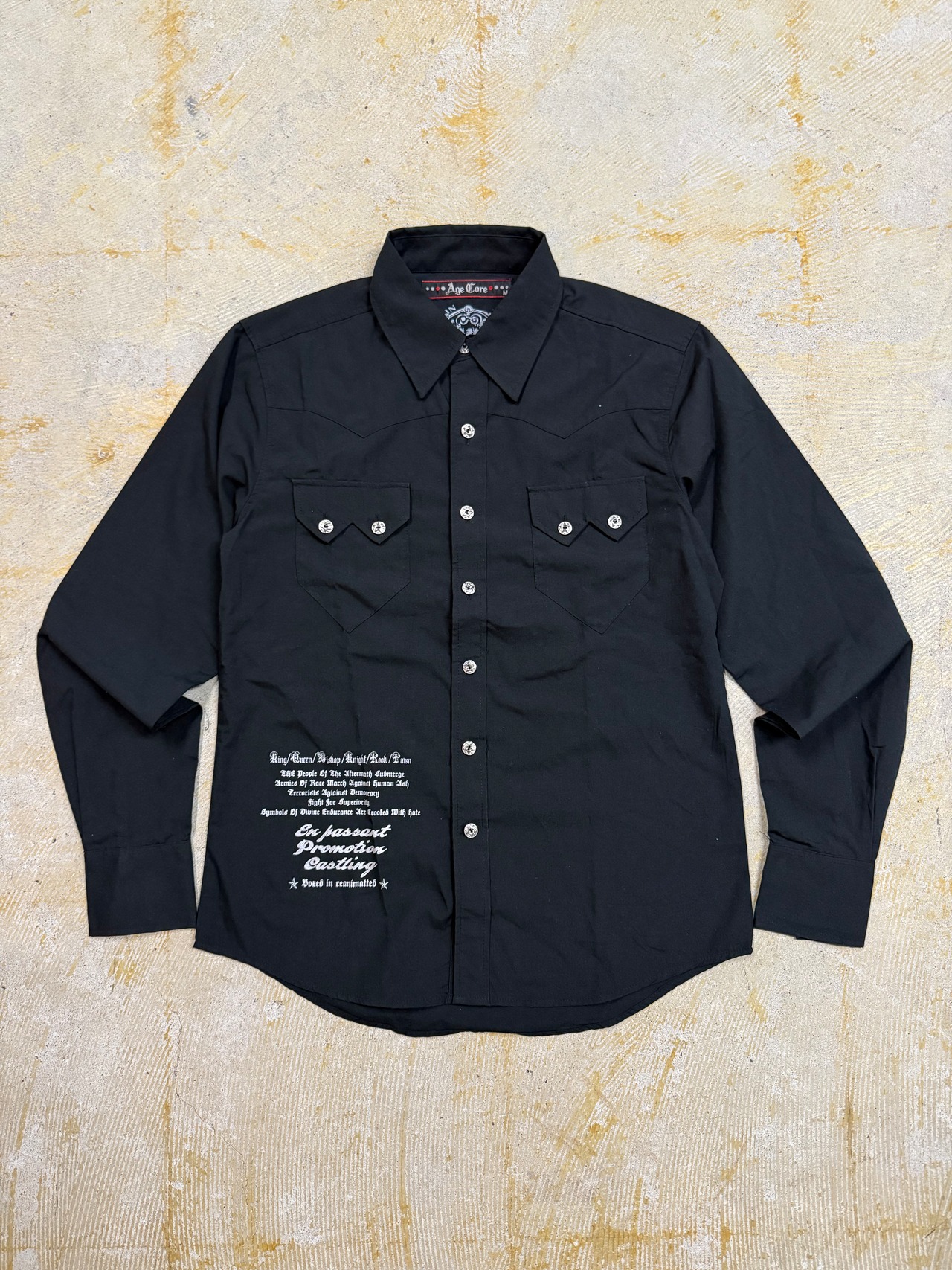 gothic design long sleeve shirts