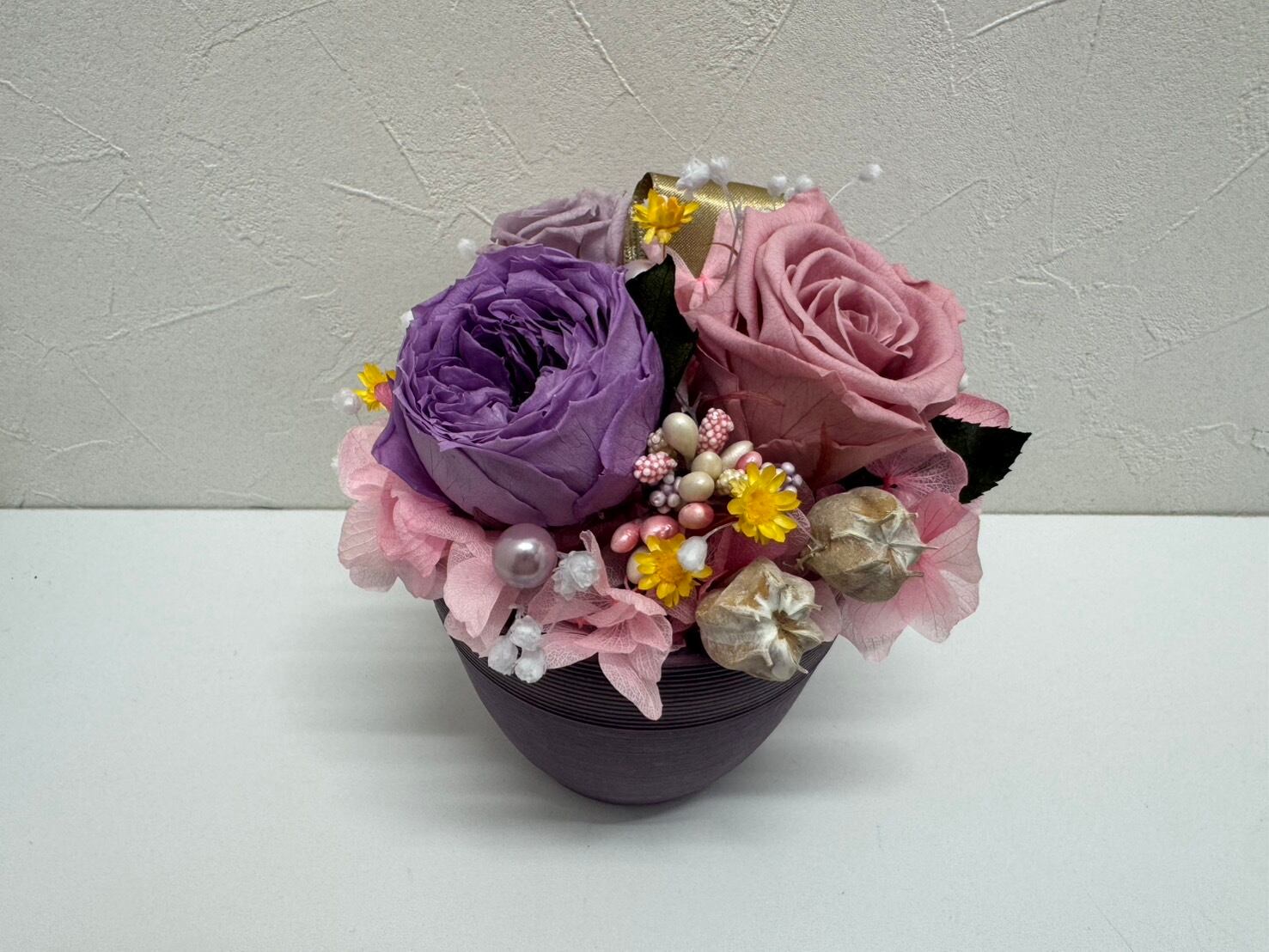 プリザーブドフラワー アレンジ プリザーブドフラワー】アレンジメント 032226-1926 | aquxya flower