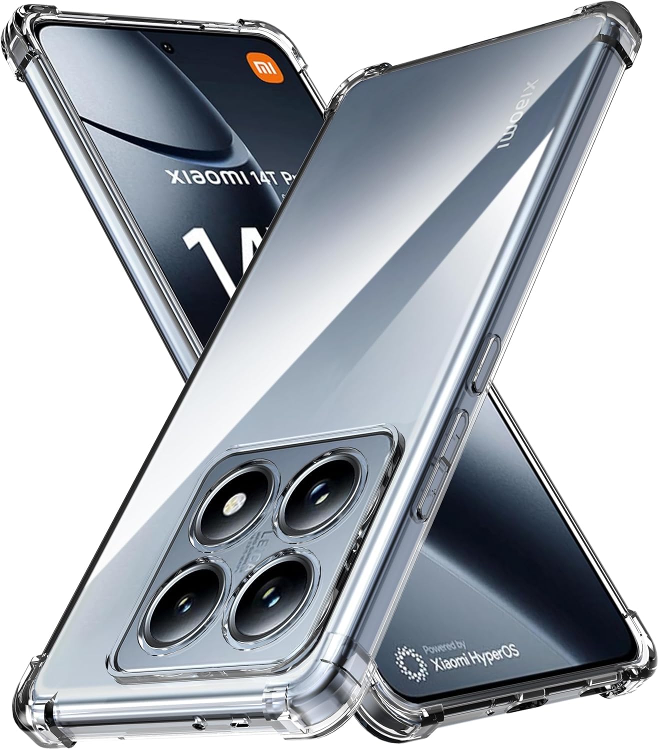 【在庫のみ】For Xiaomi 14T Pro ケース 透明TPU Xiaomi 14T Pro カバー 保護ケース 薄型 シェル 耐衝撃 指紋防止 衝撃 吸収 擦り傷防止【Shron】(クリア)