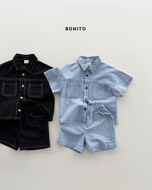 [BONITO] Two-Pocket Linen Set-up (JS/JM) / [보니토] 투포켓린넨세트 (JS/JM)