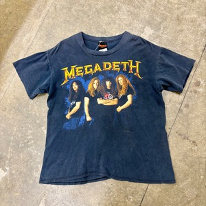VINTAGE 1991 MEGADETH BROCKUM BLACK