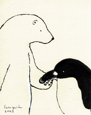 やわらかいボタンとペンギン