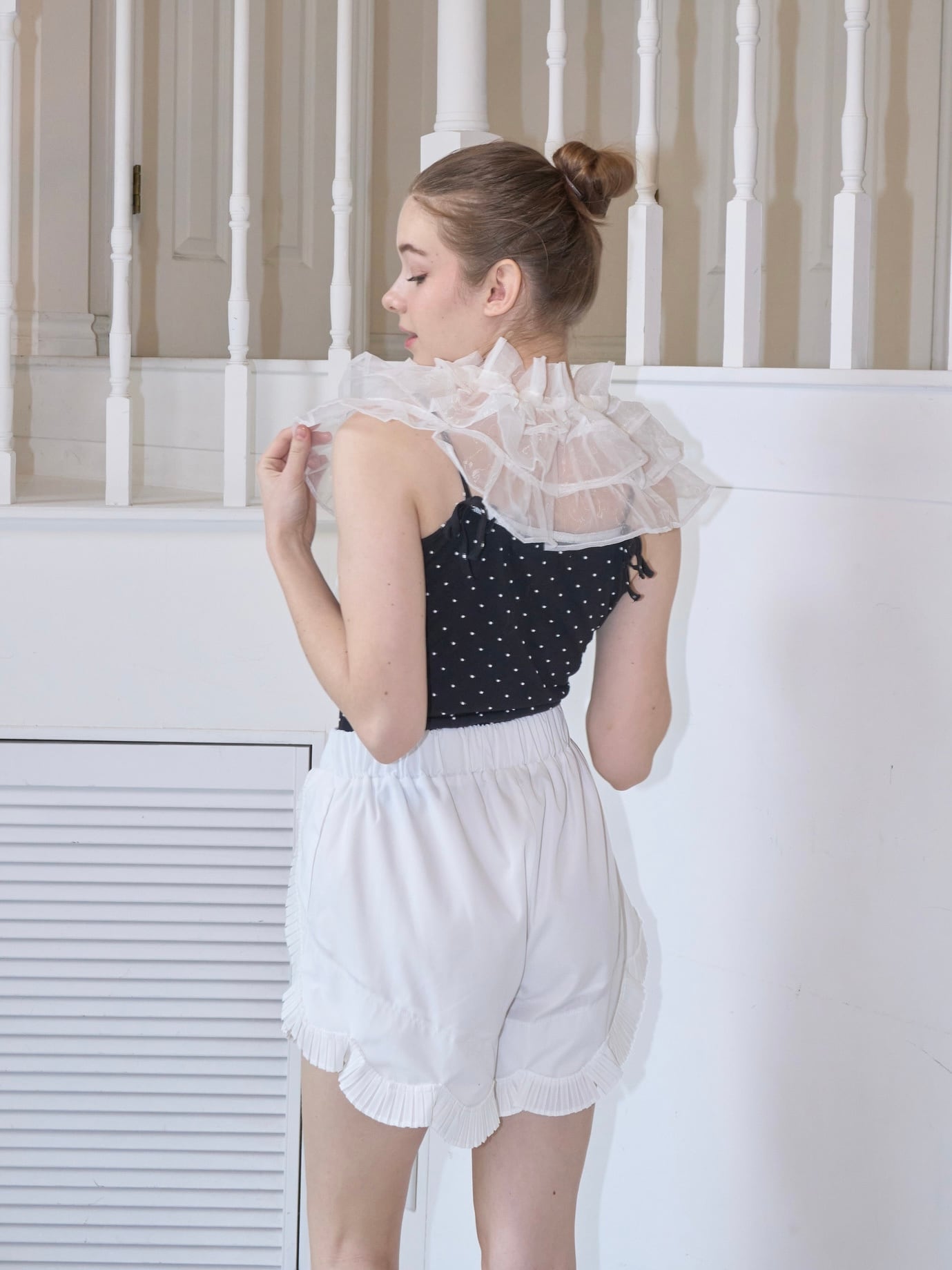 angel frill pants -WHITE- | mieya mieya